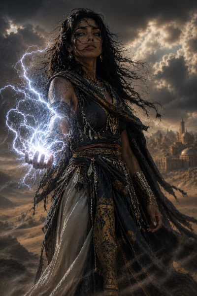 Ashara Windborne, Storm Scion, Djinn Princess