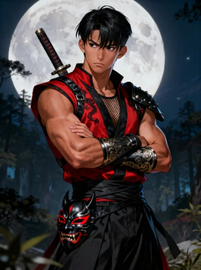 Kaito "The Crimson Fox" Mori