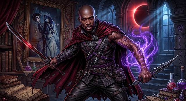 Damien Lightstar (Raven Angelic Assassin